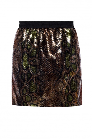 Sequined skirt with leopard print, zdjęcie 1 Sequined skirt with leopard print od N21